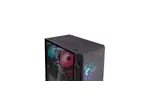 SilverStone Корпус FARA FAH1MB-PRO, без БП, 1xUSB3.0, 2xUSB2.0, 3x120mm ARGB fan, TG Side Panel, mATX, Black