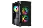 SilverStone Корпус FARA FAH1MB-PRO, без БП, 1xUSB3.0, 2xUSB2.0, 3x120mm ARGB fan, TG Side Panel, mATX, Black
