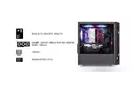 SilverStone Корпус FARA FAH1MB-PRO, без БП, 1xUSB3.0, 2xUSB2.0, 3x120mm ARGB fan, TG Side Panel, mATX, Black