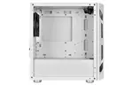 SilverStone Корпус FARA FAH1MW-G, без БП, 1xUSB3.0, 2xUSB2.0, 1x120mm Black fan, TG Side Panel, mATX, White