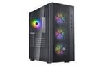 SilverStone Корпус FARA FAR1B-PRO-V2, без БП, 2xUSB3.0, 1xUSB2.0, 4x120mm ARGB fan, TG Side Panel, ATX, Black