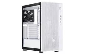 SilverStone Корпус SilverStone FARA FAR1W-G-V2, без БП, 2xUSB3.0, 1xUSB2.0, 1x120mm Black fan, TG Side Panel, ATX, White - Фото