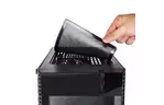 SilverStone Корпус PS14B-E, без БП, 2xUSB3.0, Steel Side Panel, ATX, Black