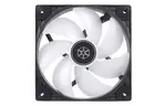 SilverStone Корпусный вентилятор Vista VS140B ARGB, 140mm, 1600rpm, 4pin PWM, 4-1 pin ARGB (5V LED), 30.8dBa