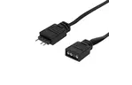 SilverStone Корпусный вентилятор Vista VS140B ARGB, 140mm, 1600rpm, 4pin PWM, 4-1 pin ARGB (5V LED), 30.8dBa