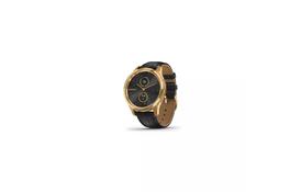 Смарт-годинник Garmin vivomove Luxe, Pure Gold-Black, Leather, (010-02241-22) - Фото