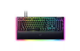 Клавіатура Razer BlackWidow V4 PRO Green Switch USB UA Black (RZ03-04680100-R3M1) - Фото