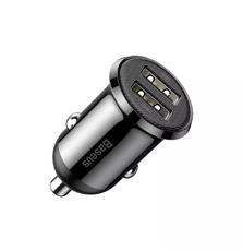 Зарядное устройство для Baseus Grain Pro Car Charger (Dual USB 4.8A) USB Black (CCALLP-01)