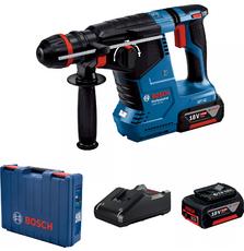 Bosch Перфоратор GBH 187-LI ONE Chuck аккумуляторный, 2*18 В 5 Ач, 2 акб GBA 18V 5.0Ah, 2.4 Дж, 980 об/мин, 2.9 кг