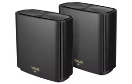 ASUS Маршрутизатор ZenWiFi XT8 2PK V2 black AX6600 3xGE LAN 1x2.5GE WAN 1xUSB3.1 WPA3 OFDMA MESH - Фото