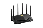 ASUS Маршрутизатор TUF-AX6000 4xGE LAN 1x2.5GE LAN 1x2.5GE WAN 1xUSB3.2 MU-MIMO OFDMA MESH gaming AURA RGB