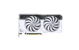 ASUS Видеокарта GeForce RTX 4070 12GB GDDR6X DUAL-RTX4070-O12G-WHITE белый - Фото