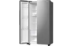Gorenje Холодильник SBS 179х67х92см, 2 двери, 356(191)л, А++, NF+, Инв. , зона св-ти, наружн. диспл, матовый серый