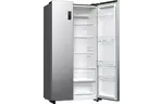 Gorenje Холодильник SBS 179х67х92см, 2 двери, 356(191)л, А++, NF+, Инв. , зона св-ти, наружн. диспл, матовый серый