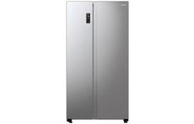 Gorenje Холодильник SBS 179х67х92см, 2 двери, 356(191)л, А++, NF+, Инв. , зона св-ти, наружн. диспл, матовый серый - Фото
