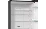 Gorenje Холодильник с нижн. мороз. камерой 185х60х60см, 2 двери, 204(96)л, А++, NoFrost+, LED дисплей, Зона св-ти, черный