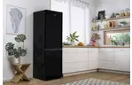 Gorenje Холодильник с нижн. мороз. камерой 185х60х60см, 2 двери, 204(96)л, А++, NoFrost+, LED дисплей, Зона св-ти, черный