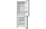 Gorenje Холодильник с нижн. мороз. камерой 185х60х60см, 2 двери, 203(99)л, А++, Total NF, зона св-ти, наруж. диспл, нерж