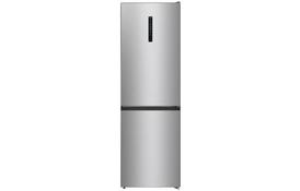 Gorenje Холодильник с нижн. мороз. камерой 185х60х60см, 2 двери, 203(99)л, А++, Total NF, зона св-ти, наруж. диспл, нерж - Фото