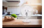 ARDESTO Настольный вентилятор FT-23A, 23 см, 2 скорости, белый