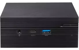 ASUS Персональный компьютер неттоп PN41-BBC029MCS1 MFF, Intel C N4500, 2*SO-DIMM, SATA+M.2SSD, UMA, WiFi, COM, без ОС - Фото