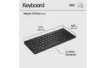 HP Клавиатура 350 Compact Multi-Device BT UKR black