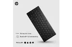 HP Клавиатура 350 Compact Multi-Device BT UKR black