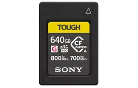 Sony Карта памяти CFexpress Type A 640GB R800/W700 Tough - Фото