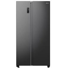 Gorenje Холодильник SBS 179х67х92см, 2 двери, 356(191)л, А++, NF+, Инв., Зона св-ти, Снаруж. Диспл, черный