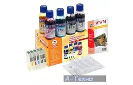 Комплект перезаправляемых картриджей WWM Epson St Office BX320FW (RC.T129H) - Фото