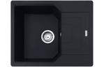 Franke Кухонная мойка Urban UBG 611-62/114.0631.466/фрагранит/антибактериальная защита/620х500х220/врезная, заподлицо со столешницей/черный матовый