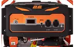 2E Генератор бензиновый 220 В, 50 Гц, 7.5 кВт, электро стартер, ручка и колеса для транспортировки, ATS