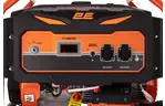 2E Генератор бензиновый 220 В, 50 Гц, 8 кВт, электро стартер, ручка и колеса для транспортировки