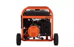 2E Генератор бензиновый 380 В, 50 Гц, 8 кВт, электро стартер, ручка и колеса для транспортировки