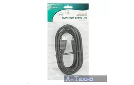 Кабель мультимедійний HDMI to HDMI 3.0m Greenwave (R0004729) - Фото