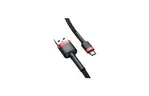 Дата кабеля USB 2.0 AM to Micro 5P 3.0m 2A Red-Black Baseus (CAMKLF-H91)