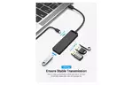 Концентратор Vention USB 3.1 Type-C to 4xUSB 3.0 Active Black (TGKBB)
