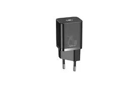 Зарядний пристрій Baseus 1xUSB 25W (USB-C) + Cable Type-C black (TZCCSUP-L01) - Фото