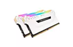 Модуль памяти для компьютера DDR4 16GB (2x8GB) 3600MHz Vengeance RGB Pro White Corsair (CMW16GX4M2D3600C18W)