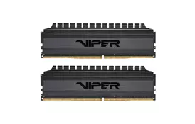 Модуль памяти для компьютера DDR4 64GB (2x32GB) 3200MHz Viper 4 Blackout Patriot (PVB464G320C6K) - Фото