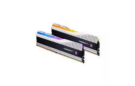 Модуль памяти для компьютера DDR5 32GB (2x16GB) 6000MHz Trident Z5 RGB Silver G.Skill (F5-6000J4040F16GX2-TZ5RS) - Фото