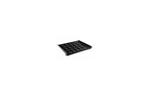 Полка 19'' Hypernet 1U глуб. 400мм, цвет черный (CS-400-1U-BLACK)