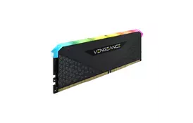Модуль памяти для компьютера DDR4 16GB 3200MHz Vengeance RGB RS Black Corsair (CMG16GX4M1E3200C16) - Фото