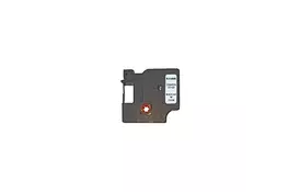 Лента для принтера этикеток UKRMARK D-45010P-BK/CL, совместимая с DYMO 45010/S0720500, для серии D1. 12мм х 7м. black on transparent (D-45010P-BK/CL) - Фото