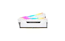 Модуль памяти для компьютера DDR4 32GB (2x16GB) 3200MHz Vengeance RGB PRO SL Corsair (CMH32GX4M2E3200C16W) - Фото