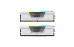 Модуль памяти для компьютера DDR5 32GB (2x16GB) 5200 MHz Vengeance RGB White Corsair (CMH32GX5M2B5200C40W)