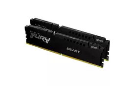 Модуль памяти для компьютера DDR5 64GB (2x32GB) 6000MHz Beast Black EXPO Kingston Fury (ex.HyperX) (KF560C36BBEK2-64) - Фото