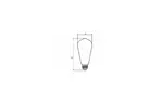 Лампочка Eurolamp ST64 7W E27 4000K (MLP-LED-ST64-07274(Amber))