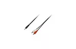 Кабель мультимедийный Jack 3.5mm M to 2xRCA M 1.5m Piko (1283126473890)