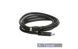 Кабель мультимедійний HDMI A to HDMI C (mini), 1.4m Greenwave (R0004732) - Фото